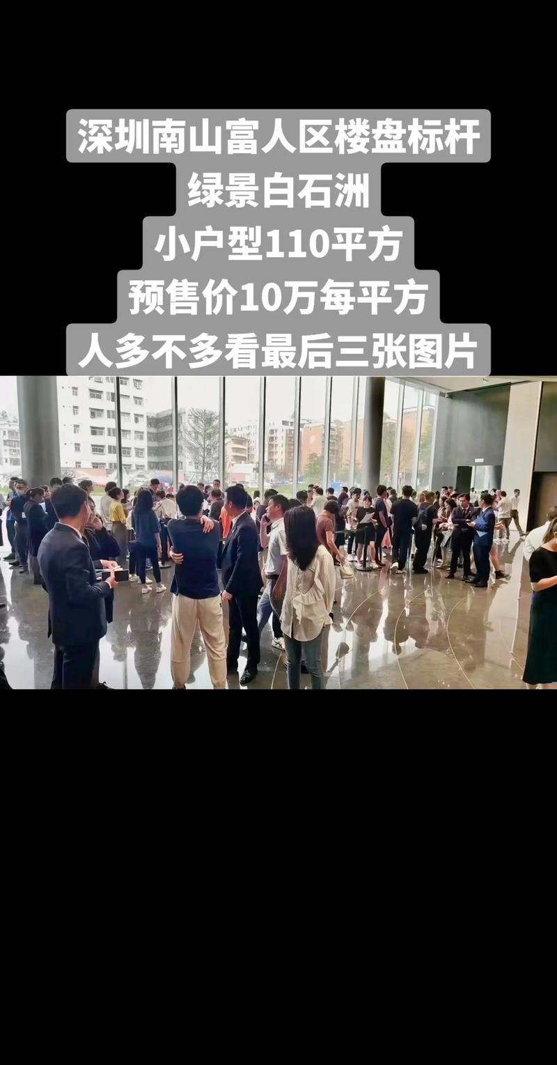 富人區(qū)樓盤標桿小戶型110平方人多不多看最后三張圖片unic綠景白石洲