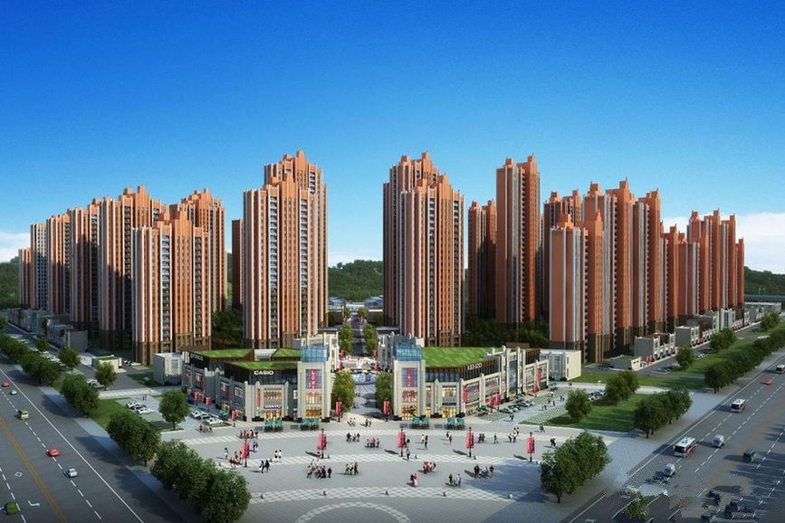 武漢樓盤江南花山郡風水布局